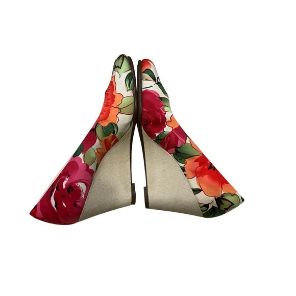 Aerosoles Womens Plum Tree Pink Fab Combo 594 Wedge Sandal Slip-On Size 9W NEW - Picture 4 of 6